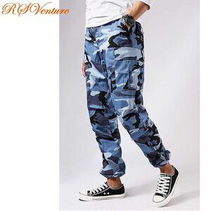 Military Fatigues (BDU's) Sky Blue Camo Pants Small Regular